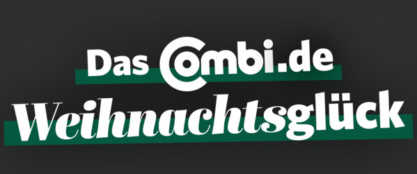 Grafik mit dunkelgrünen Hintergrund. Rechts ist die Grafik einen gemalten Weihnachtsbaumes. In der Mitte steht der Titel und links ein roter Kreis mit dem Spruch "Jetzt bestellen und gewinnen"