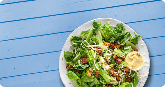 Abbildung von Teller Caesar-Salat