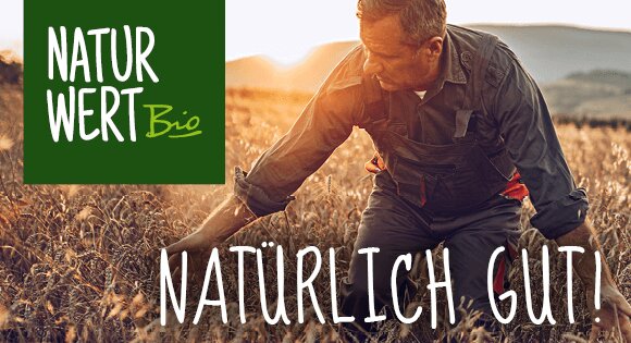 Mann auf einem Feld im Sonnenaufgang