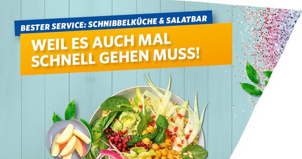 Hinweise über unsere Schnibbelküche & Salatbar