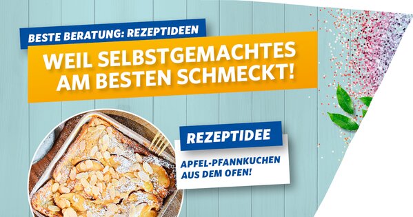 Hinweis auf ein Apfelkuchen Rezept