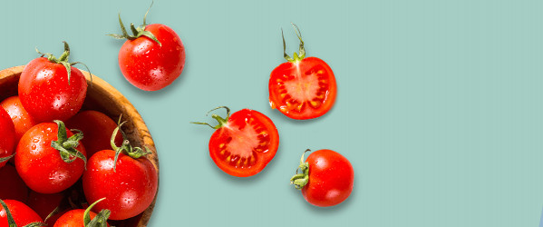 Kopfgrafik-Tomate