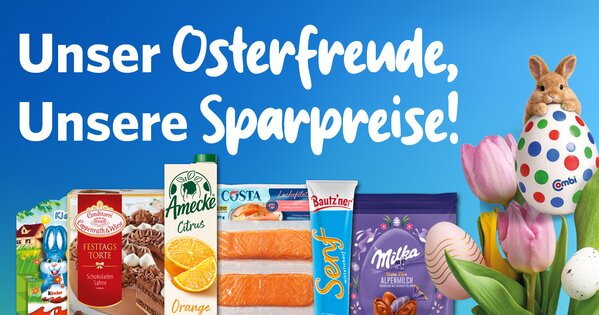 Teaser mit Osterangeboten bei Combi 