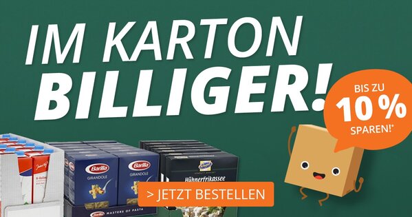 Im Karton billiger