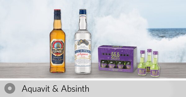 Combi Aquavit und Absinth